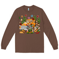 Chestnut Mexican Gnome Truck Long Sleeve Tee - texasbilliewilder