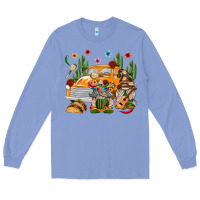 Colony Blue Mexican Gnome Truck Long Sleeve Tee - texasbilliewilder