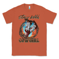 Copper Stay Wild Cowgirl Classic Tee - FaDigitalArtStudio
