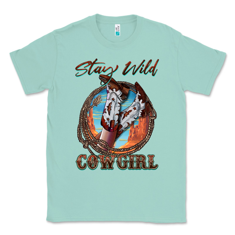 Stay Wild Cowgirl Classic Tee by FaDigitalArtStudio | Teevron