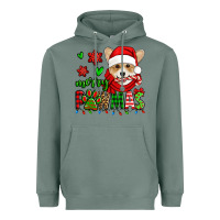 Sage merry pawmas christmas corgi Heavyweight Hoodie - Jasminsmagicworld