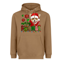 Toasted Coconut merry pawmas christmas corgi Heavyweight Hoodie - Jasminsmagicworld