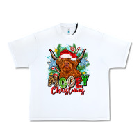 White mooey christmas Urban Heavy Tee - Zillion Design Studio