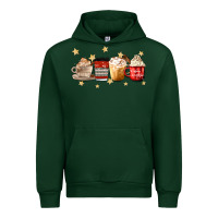 Forest Green christmas coffee Urban Hoodie - MaliasSmallBusiness
