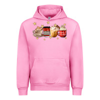 Fuchsia Pink christmas coffee Urban Hoodie - MaliasSmallBusiness