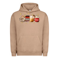 Pigment Burro christmas coffee Urban Hoodie - MaliasSmallBusiness