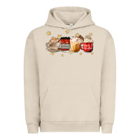 Pigment French Oak christmas coffee Urban Hoodie - MaliasSmallBusiness
