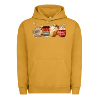 Pigment Peanut Butter christmas coffee Urban Hoodie - MaliasSmallBusiness