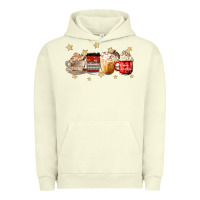 Pigment Pistachio christmas coffee Urban Hoodie - MaliasSmallBusiness
