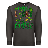 Smoke Leopard Glitter One Lucky Nurse Premium Sweatshirt - Artiststas