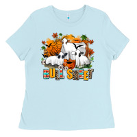 Baby Blue bull sheet Ladies Tee - AdoDesignShop