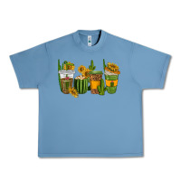 Pebble Blue cactus coffee cups Urban Heavy Tee - texasbilliewilder