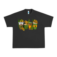 Pigment Black cactus coffee cups Urban Heavy Tee - texasbilliewilder