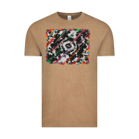 Vintage Coffee cowhide and serape background Vintage Tee - RanaPortraitStore