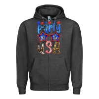 Charcoal Heather part in the usa Zipper Hoodie - HRA Design Shop