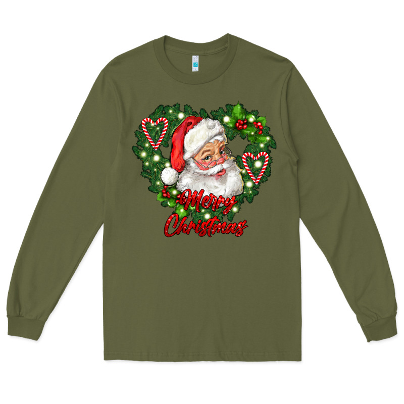Merry Christmas Santa Long Sleeve Tee by RanaPortraitStore | Teevron