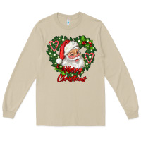 Mushroom merry christmas santa Long Sleeve Tee - RanaPortraitStore