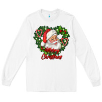 White merry christmas santa Long Sleeve Tee - RanaPortraitStore
