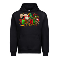 Black christmas  teacher Urban Hoodie - MaliasSmallBusiness