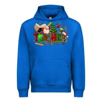 Cobalt christmas  teacher Urban Hoodie - MaliasSmallBusiness