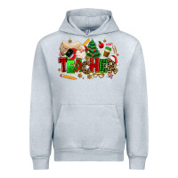 Heather Grey christmas  teacher Urban Hoodie - MaliasSmallBusiness
