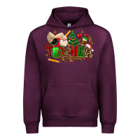 Mauve Wine christmas  teacher Urban Hoodie - MaliasSmallBusiness