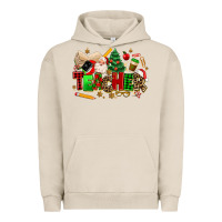 Pigment French Oak christmas  teacher Urban Hoodie - MaliasSmallBusiness