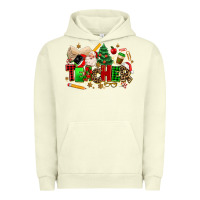 Pigment Pistachio christmas  teacher Urban Hoodie - MaliasSmallBusiness
