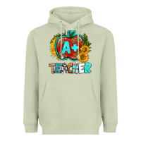 Matcha a+ teacher apple Heavyweight Hoodie - BundleAndBundleShop