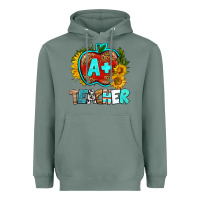 Sage a+ teacher apple Heavyweight Hoodie - BundleAndBundleShop