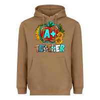 Toasted Coconut a+ teacher apple Heavyweight Hoodie - BundleAndBundleShop
