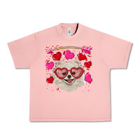 Salmon Valentine's day white pomeranian Urban Heavy Tee - RanaPortraitStore