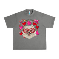 Tornado Valentine's day white pomeranian Urban Heavy Tee - RanaPortraitStore