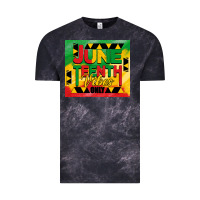 Cloud Black juneteenth vibes only tumbler Vintage Tee - BarkalooDesign