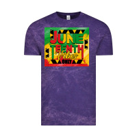 Cloud Purple juneteenth vibes only tumbler Vintage Tee - BarkalooDesign