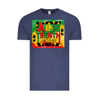 Vintage Denim juneteenth vibes only tumbler Vintage Tee - BarkalooDesign