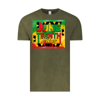 Vintage Olive juneteenth vibes only tumbler Vintage Tee - BarkalooDesign