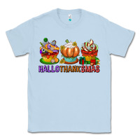 Dusty Blue hallothanksmas cupcakes Classic Tee - texasbilliewilder