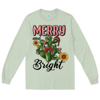 Matcha merry and bright with cactus Long Sleeve Tee - RanaPortraitStore