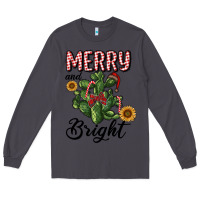 Smoke merry and bright with cactus Long Sleeve Tee - RanaPortraitStore
