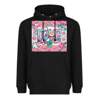 Black watercolor love nurse tumbler Heavyweight Hoodie - BundleAndBundleShop