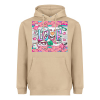 Mushroom watercolor love nurse tumbler Heavyweight Hoodie - BundleAndBundleShop