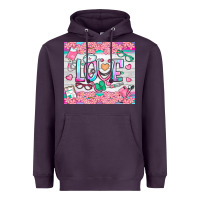 Plum watercolor love nurse tumbler Heavyweight Hoodie - BundleAndBundleShop
