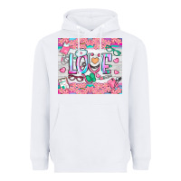 White watercolor love nurse tumbler Heavyweight Hoodie - BundleAndBundleShop