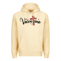 Pina Colada valentine cross glitter Premium Hoodie - MaliasSmallBusiness