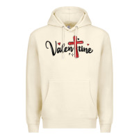 Sandshell valentine cross glitter Premium Hoodie - MaliasSmallBusiness