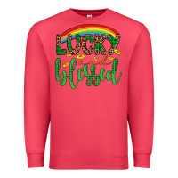 Cardinal Western St. Patrick's Rainbow Lucky And Blessed Premium Sweatshirt - Artiststas