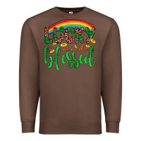 Chestnut Western St. Patrick's Rainbow Lucky And Blessed Premium Sweatshirt - Artiststas