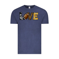 Vintage Denim football love Vintage Tee - RanaPortraitStore