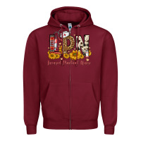 Burgundy lpn licensed practical nurse Zipper Hoodie - FaDigitalArtStudio